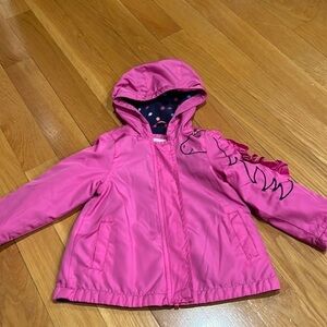 CARTERS  unicorn girls jacket size 2T.